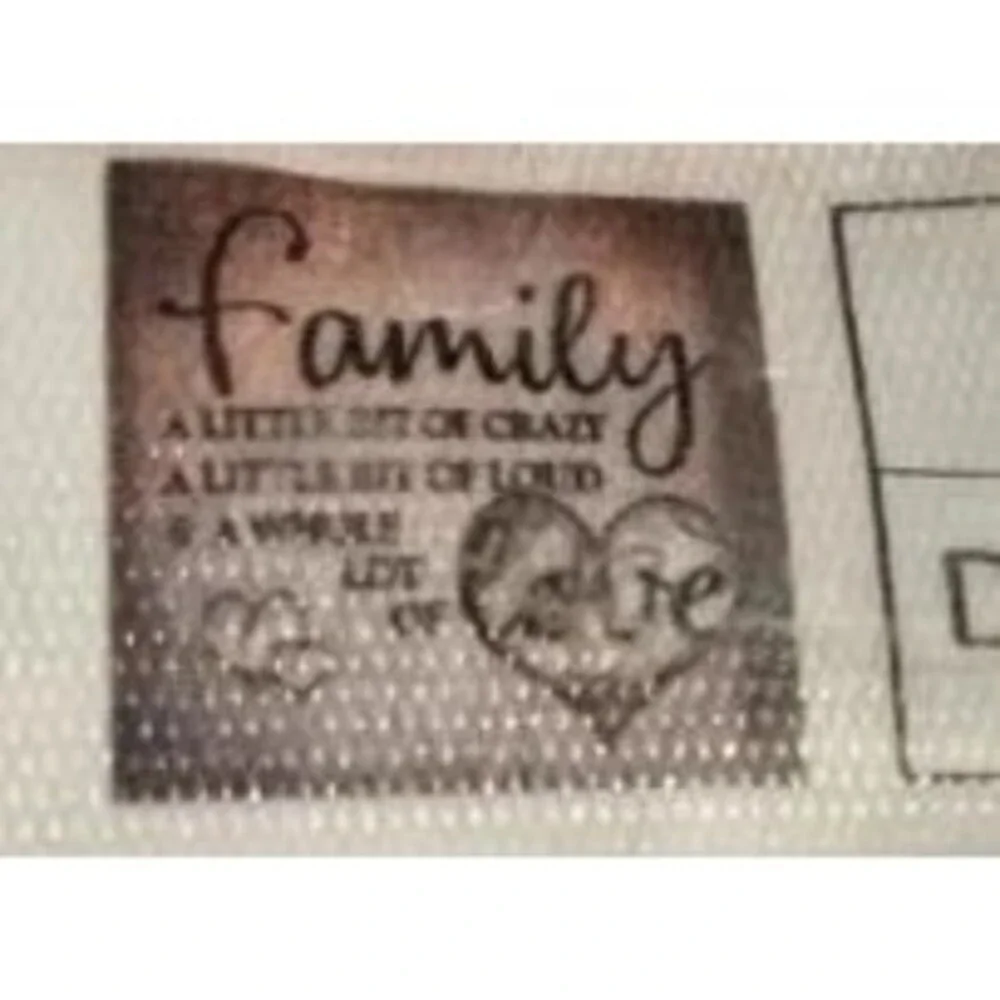 Family Diamond art craft kit comes with everything to complete picture